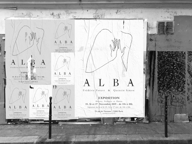 Alba Exhibition, the first exhibition of Frederic Forest and Quentin Simon