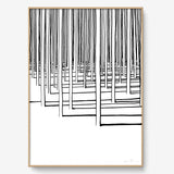 Cadre-bois_50x70cm_TheForest