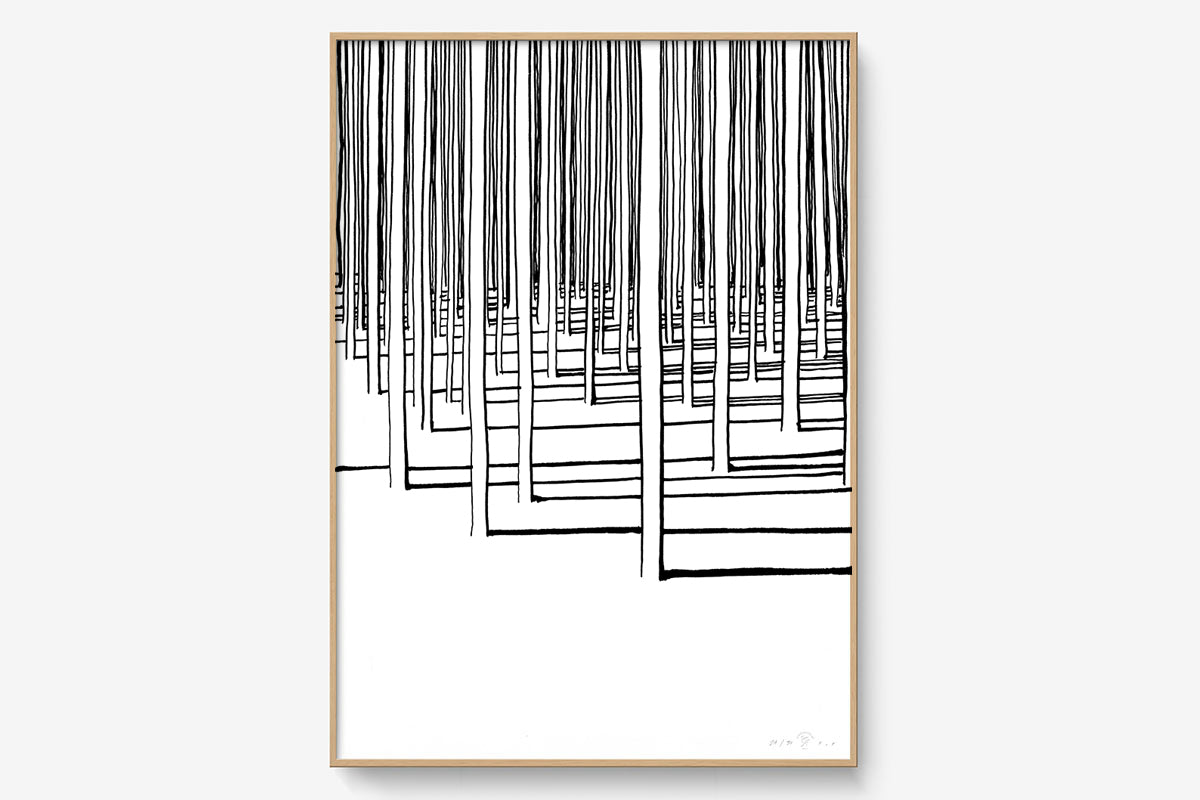 Cadre-bois_50x70cm_TheForest