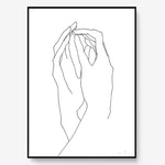 Cadre-noir_50x70cm_HandsOfLove