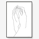 Cadre-noir_50x70cm_HandsOfLove