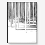 Cadre-noir_50x70cm_TheForest