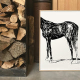 FredericForest_Grammatical_LeBarn05_50x70cm_Horse06