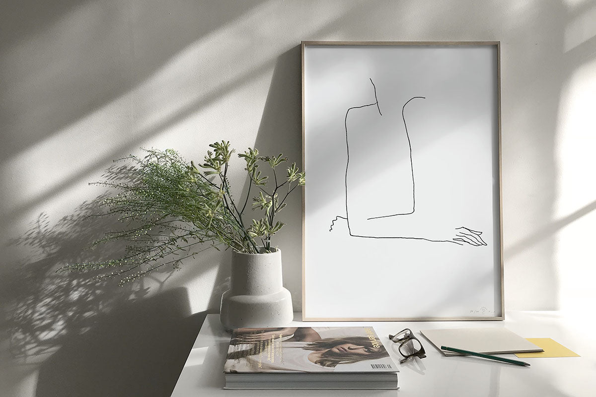 FredericForest_Grammatical_LimitedPrint_50x70cm_WomanThinking03_Scene05