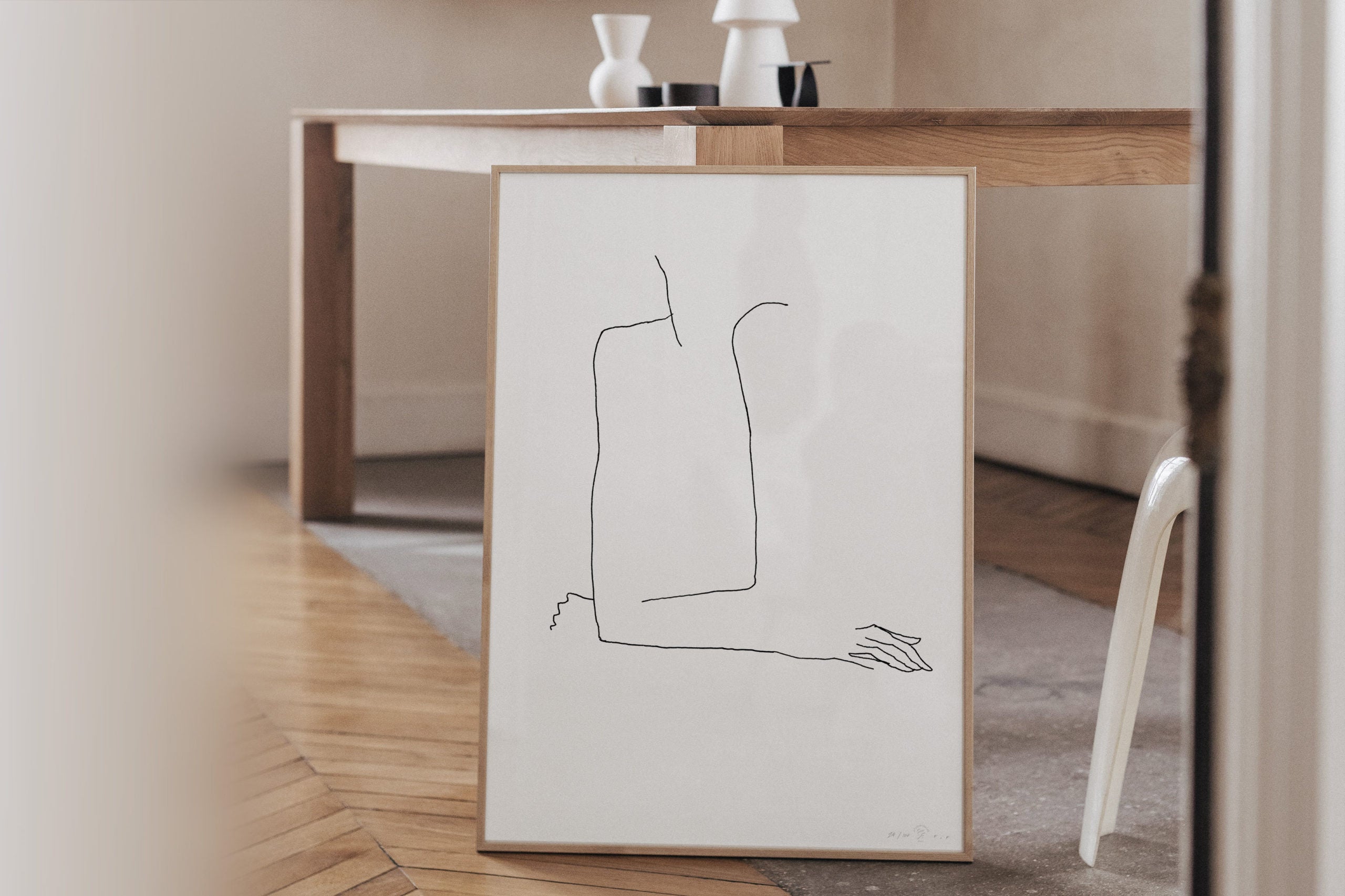 FredericForest_Grammatical_LimitedPrint_50x70cm_WomanThinking03_Scene10