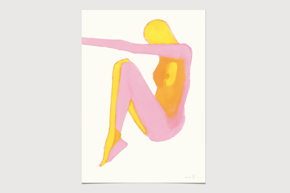 FredericForest_Grammatical_LimitedPrint_Color_50x70cm_WomanEnjoyingTheSun