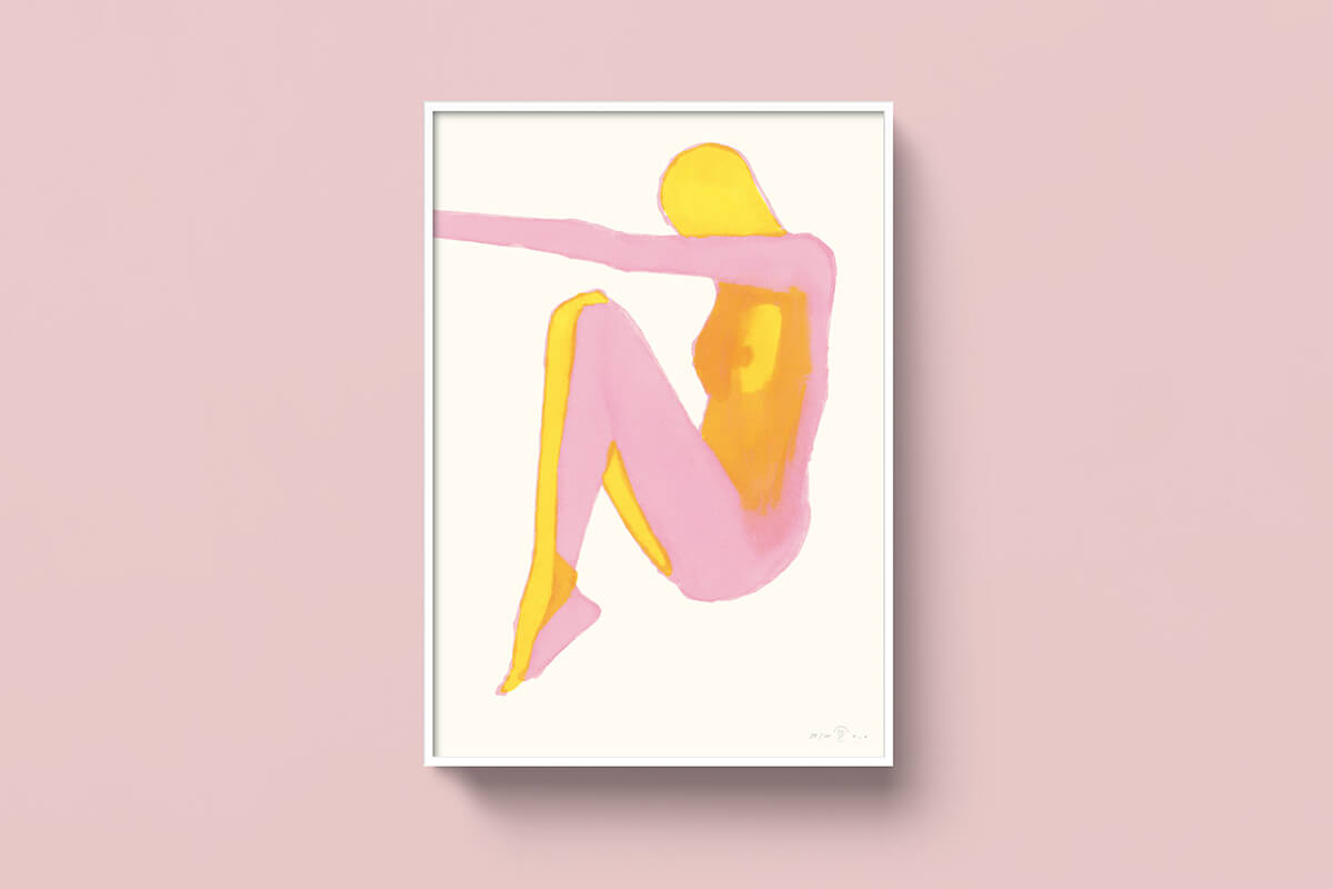 FredericForest_Grammatical_LimitedPrint_Color_50x70cm_WomanEnjoyingTheSun_Scene3