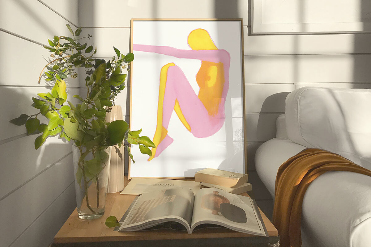 FredericForest_Grammatical_LimitedPrint_Color_50x70cm_WomanEnjoyingTheSun_Scene4