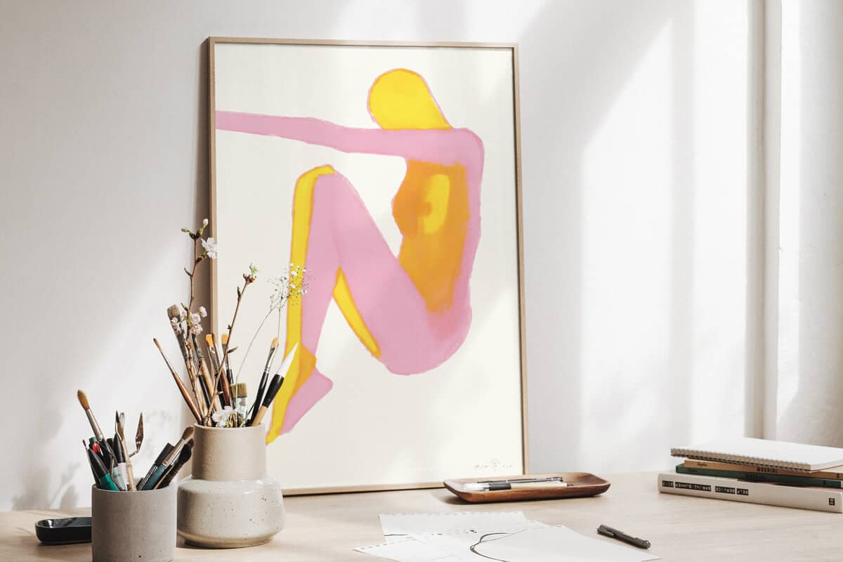 FredericForest_Grammatical_LimitedPrint_Color_50x70cm_WomanEnjoyingTheSun_Scene6