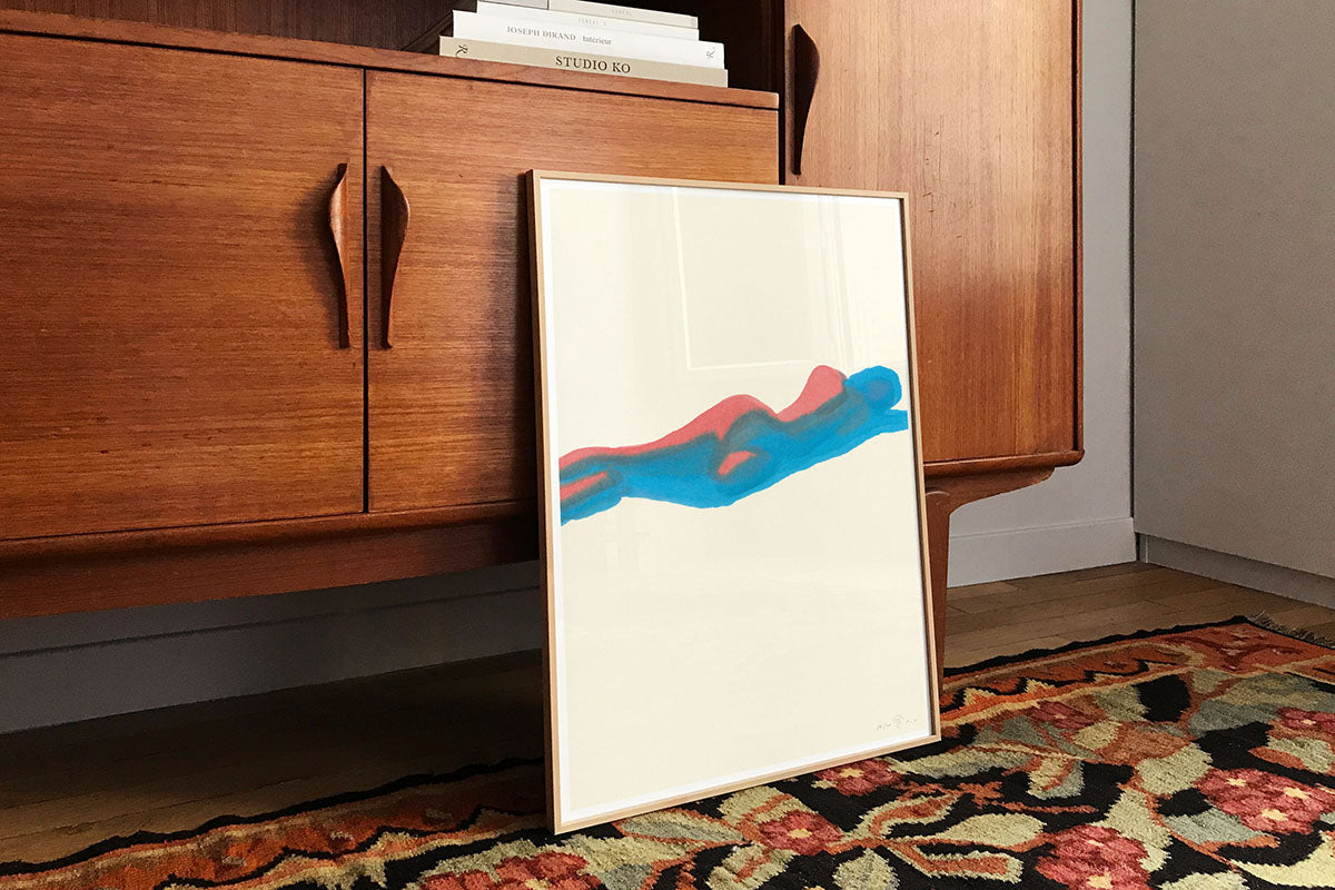 FredericForest_Grammatical_LimitedPrint_Color_50x70cm_WomanRestingOnTheBeach_Scene08