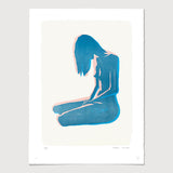 Nue Bleue  — Lithographie Edition Limitée