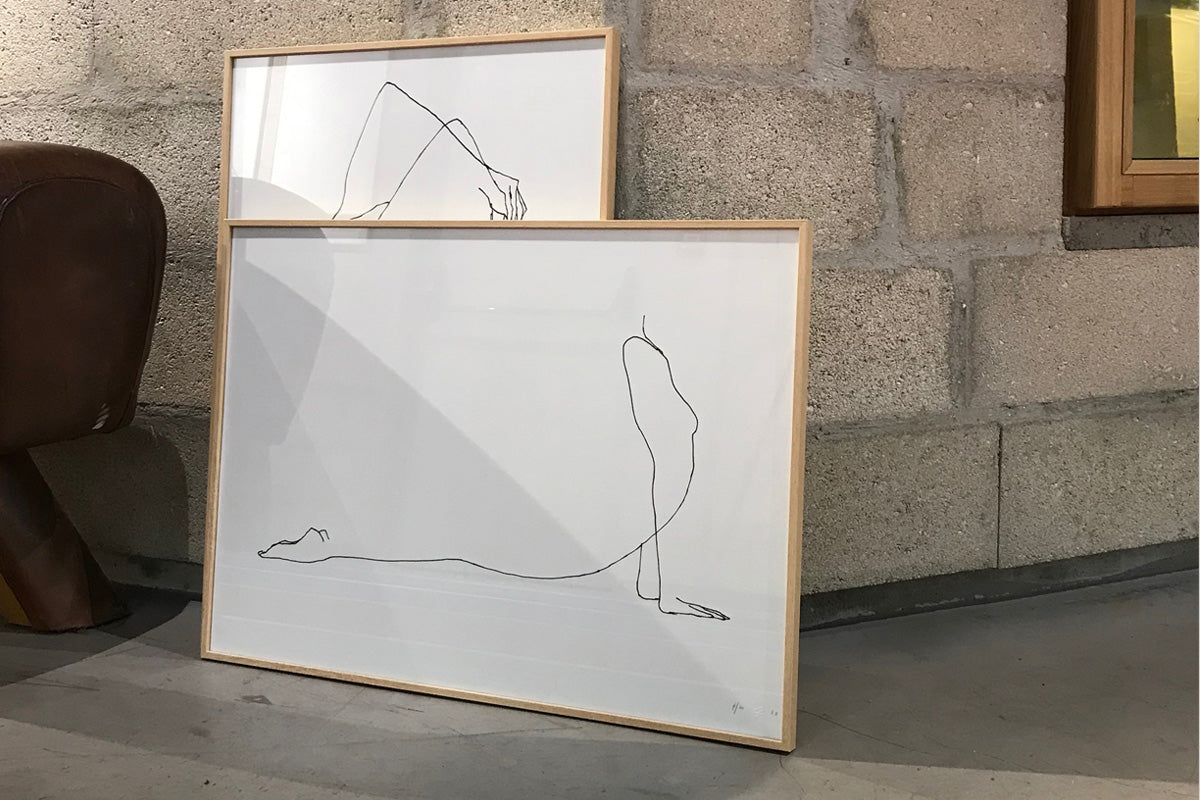 FredericForest_Grammatical_MinimalDrawingArt_50x70cm_StretchingSeries_SalleDeSport_03_Low