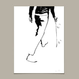 FredericForest_Grammatical_Neutral_MinimalDrawingArt_30x40cm_Skateboarding01