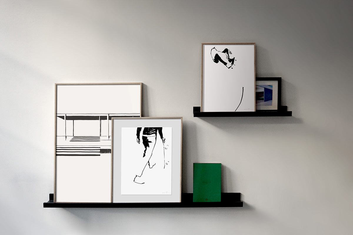 FredericForest_Grammatical_Neutral_MinimalDrawingArt_30x40cm_Skateboarding01_Scene03