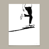 FredericForest_Grammatical_Neutral_MinimalDrawingArt_30x40cm_Skateboarding03