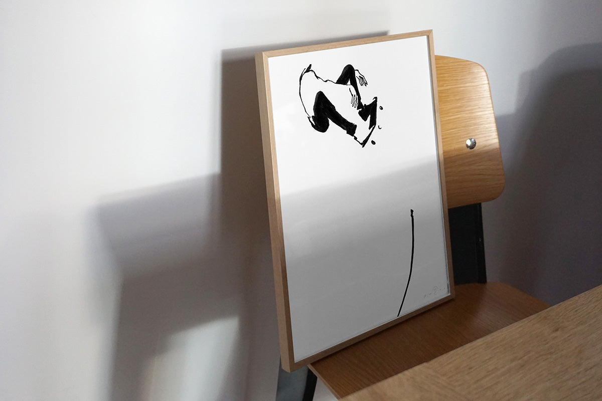 FredericForest_Grammatical_Neutral_MinimalDrawingArt_30x40cm_Skateboarding06_Scene02