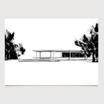 FredericForest_Grammatical_Neutral_MinimalDrawingArt_50x70cm_FarnsworthHouse2