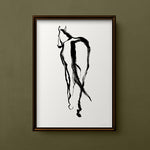 FredericForest_Grammatical_Neutral_MinimalDrawingArt_50x70cm_Horse2_Scene8