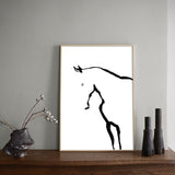 FredericForest_Grammatical_Neutral_MinimalDrawingArt_50x70cm_Horse4_Scene6