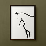 FredericForest_Grammatical_Neutral_MinimalDrawingArt_50x70cm_Horse4_Scene8