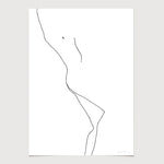 FredericForest_Grammatical_Neutral_MinimalDrawingArt_50x70cm_WomanLaying2