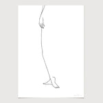 FredericForest_Grammatical_Neutral_MinimalDrawingArt_50x70cm_WomanStanding2