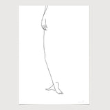 FredericForest_Grammatical_Neutral_MinimalDrawingArt_50x70cm_WomanStanding2