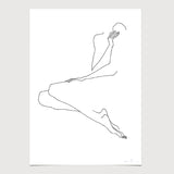 FredericForest_Grammatical_Neutral_MinimalDrawingArt_50x70cm_WomanWaiting3