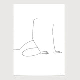 FredericForest_Grammatical_Neutral_MinimalDrawingArt_50x70cm_WomanWakingUp2