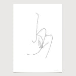 FredericForest_Grammatical_WomanCrossingHerLegs_50x70cm