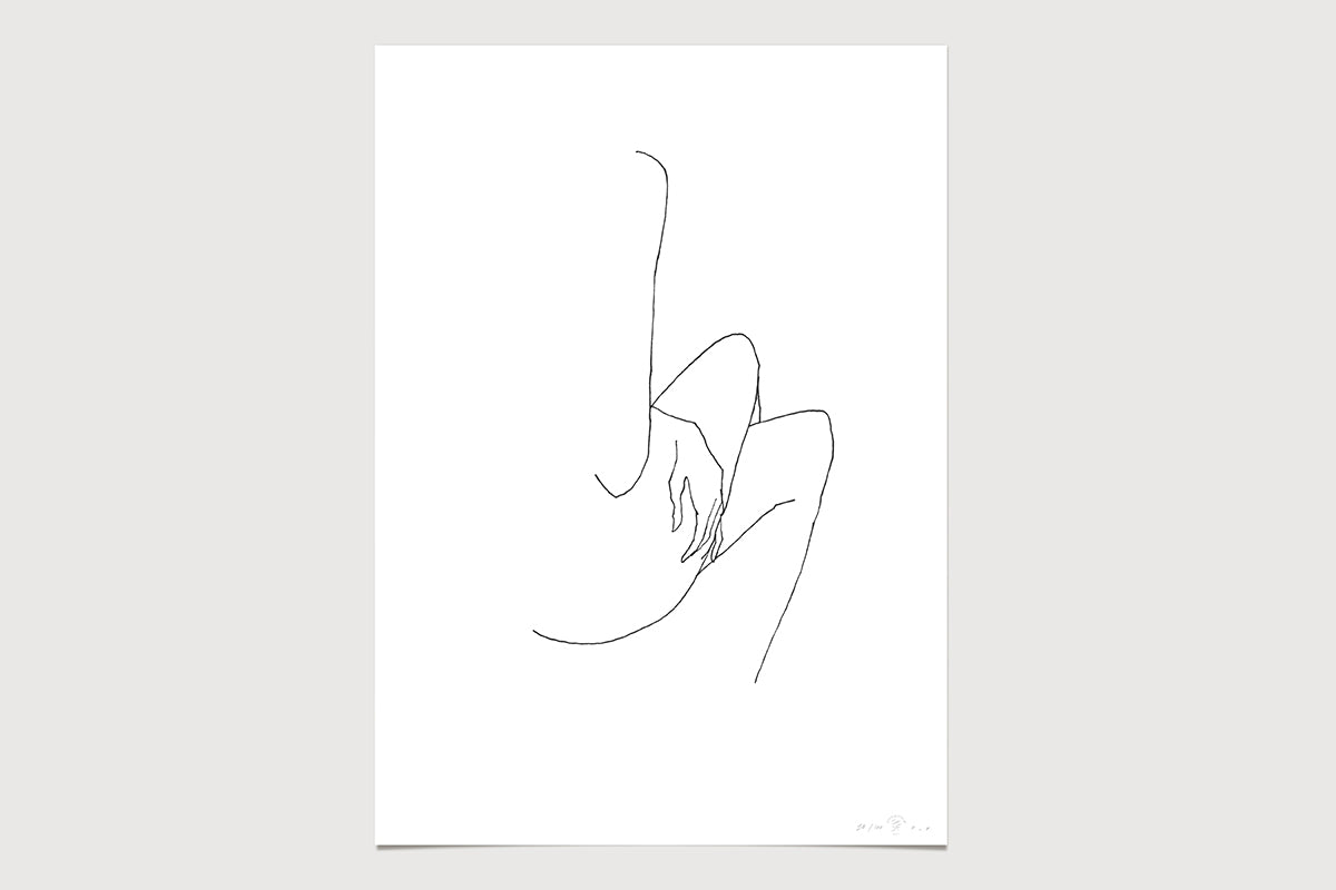 FredericForest_Grammatical_WomanCrossingHerLegs_50x70cm