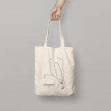 Tote Bag — Woman Sitting 01