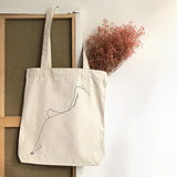Tote Bag — Woman Laying 01