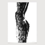 FredericForest_grammatical_LineDrawing_14_WomanStandingShadow_50x70cm