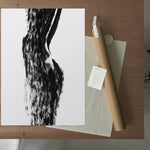 FredericForest_grammatical_LineDrawing_14_WomanStandingShadow_50x70cm_Package