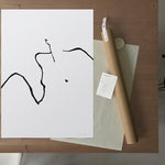 FredericForest_grammatical_LineDrawing_15_WomanWakingUp_50x70cm_Package