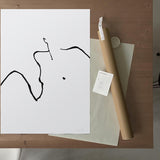 FredericForest_grammatical_LineDrawing_15_WomanWakingUp_50x70cm_Package