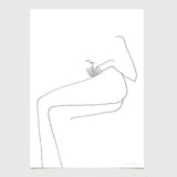 FredericForest_grammatical_LineDrawing_16_WomanResting_50x70cm