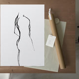 FredericForest_grammatical_LineDrawing_19_ManStanding_50x70cm_Package