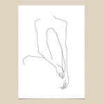 FredericForest_grammatical_LineDrawing_21_WomanSitting_70x100cm