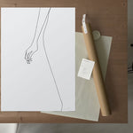 FredericForest_grammatical_LineDrawing_WomanStanding_Package