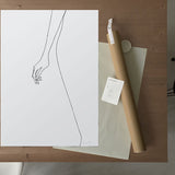 FredericForest_grammatical_LineDrawing_WomanStanding_Package