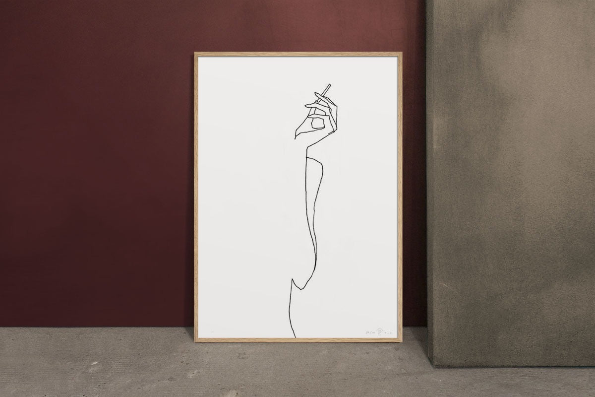 FredericForest_grammatical_scene_WomanSmoking