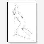 Cadre-noir_50x70cm_WomanStretching4