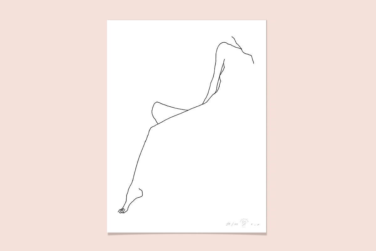 Woman Laying — 01
