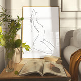 FredericForest_Grammatical_Art_LimitedPrint_50x70cm_WomanStretching4_2