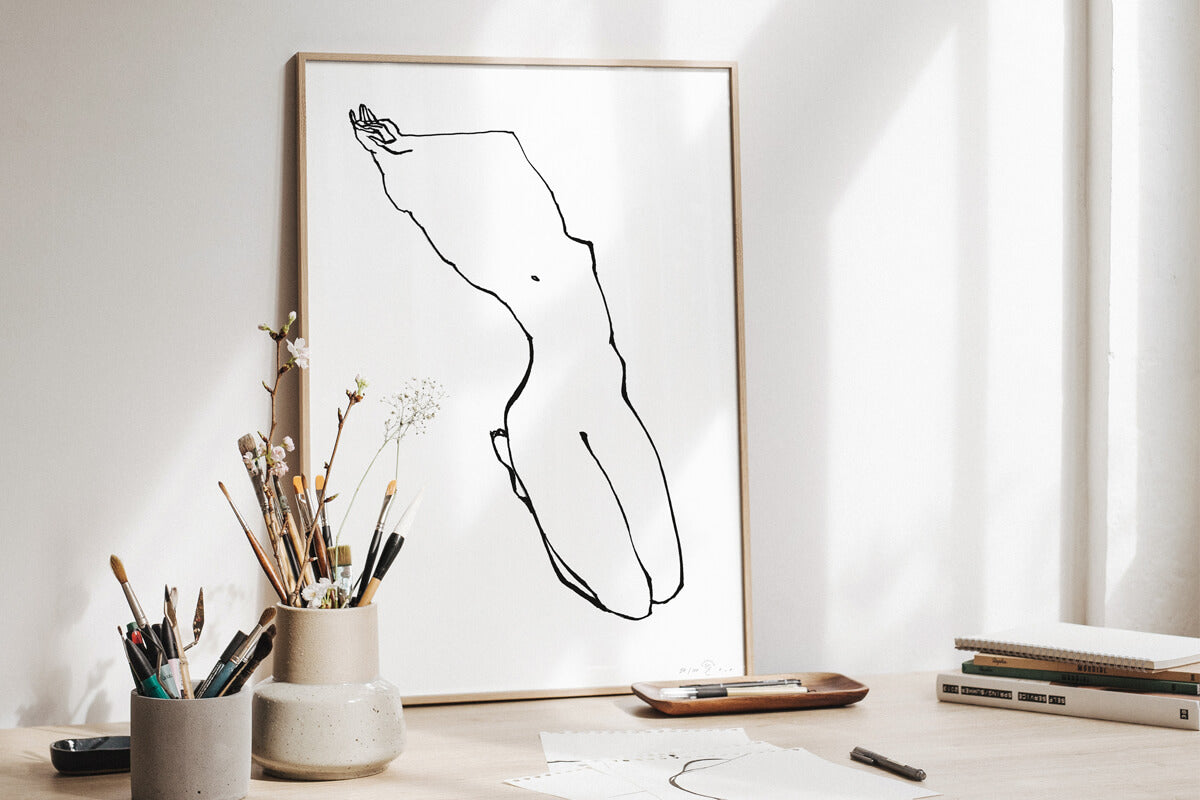 FredericForest_Grammatical_LimitedPrint_50x70cm_WomanWakingUp4_Scene7