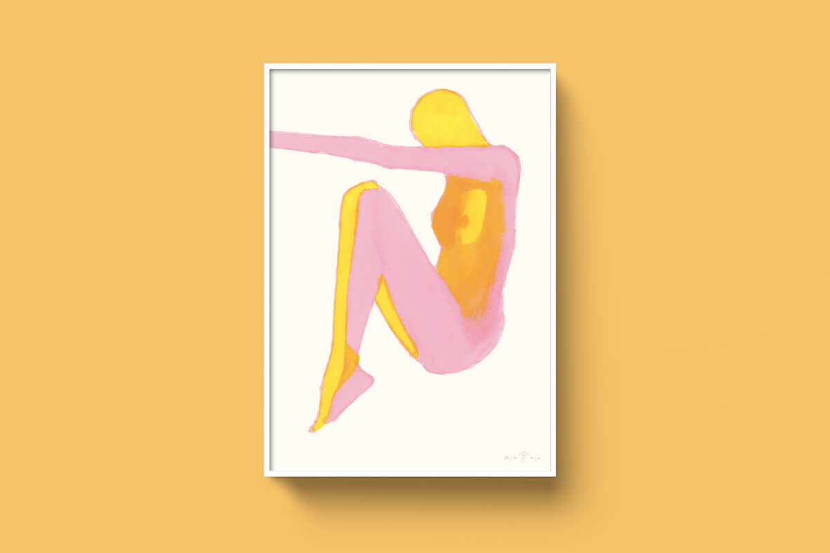 FredericForest_Grammatical_LimitedPrint_Color_50x70cm_WomanEnjoyingTheSun_Scene2