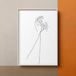 FredericForest_Grammatical_MinimalDrawingArt_50x70cm_HandsTogether2_Scene7