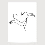 FredericForest_Grammatical_MinimalDrawingArt_50x70cm_SelfLoveWoman_Neutral